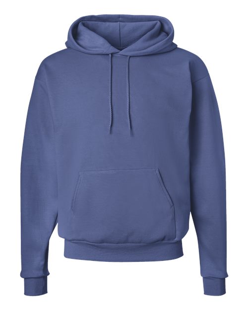 Unisex EcoSmart® Hooded Sweatshirt - Denim Blue Front