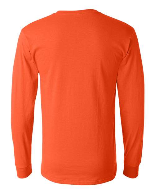 Unisex Dri-Power® Long Sleeve 50/50 T-Shirt - Burnt Orange Back