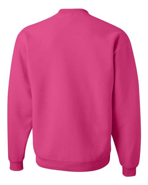 Unisex NuBlend® Crewneck Sweatshirt - Cyber Pink Back