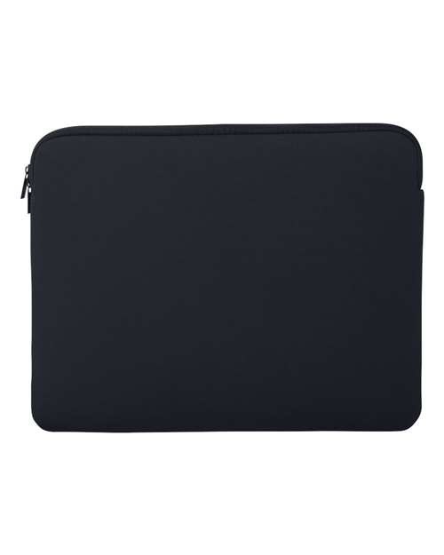 Neoprene 15" Laptop Sleeve - Black Front