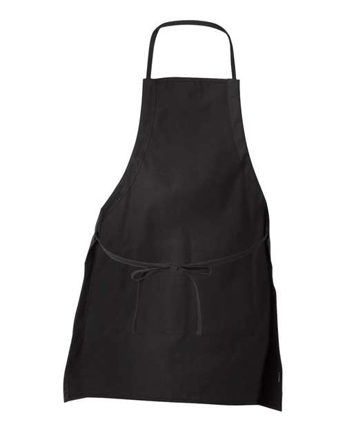 Two-Pocket Butcher Apron - Black Back