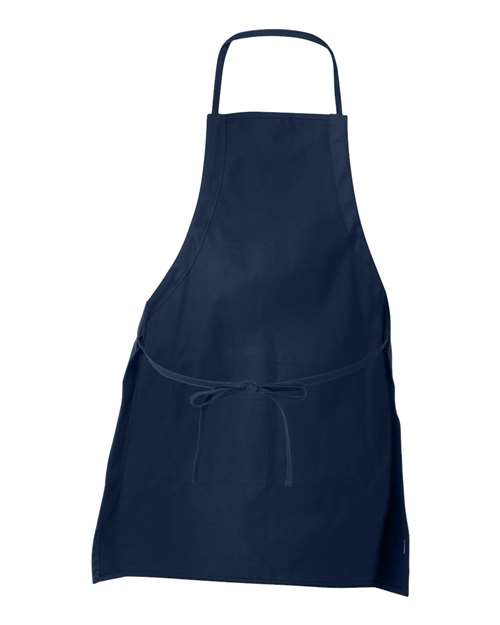 Two-Pocket Butcher Apron - Navy Back