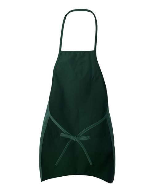 Long Butcher Block Apron - Forest Back