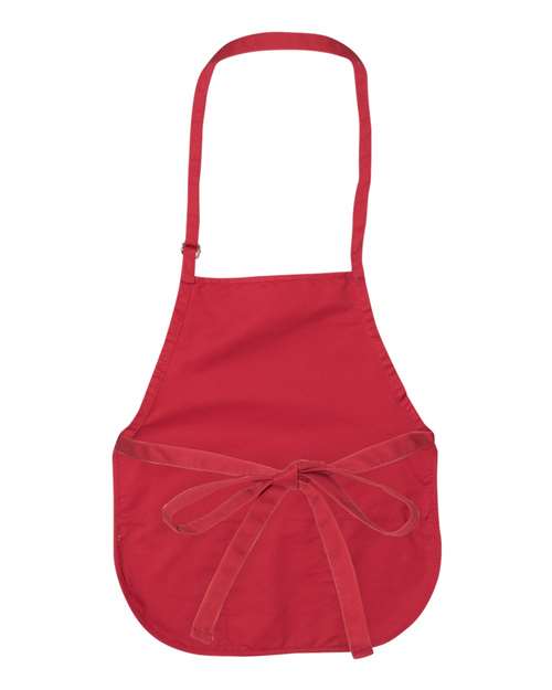 Adjustable Neck Strap Apron - Red Back