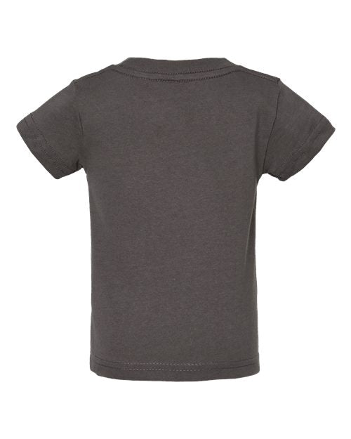 Infant Cotton Jersey Tee - Charcoal Back