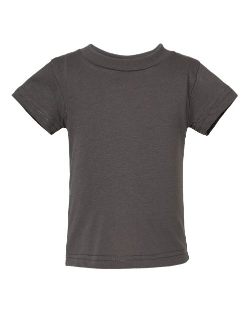 Infant Cotton Jersey Tee - Charcoal Front