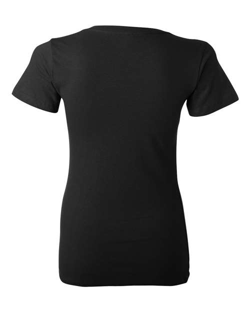 Women’s Jersey Deep V-Neck Tee - Black Back