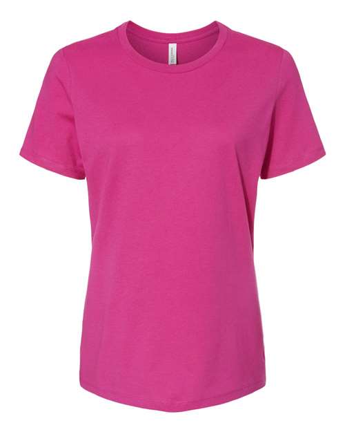 Women’s Relaxed Jersey Tee - Berry Front
