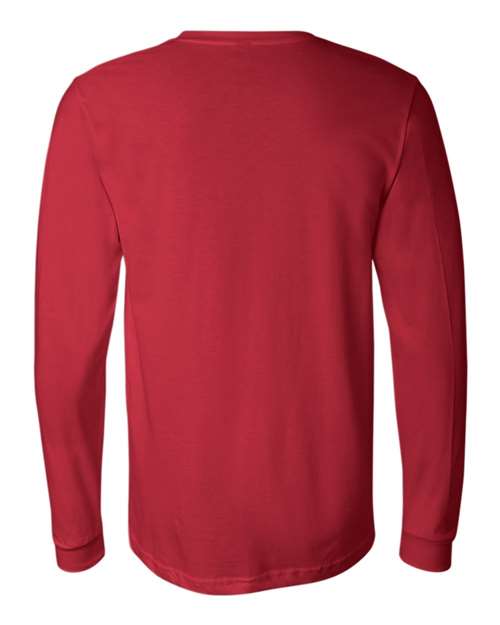 Unisex Jersey Long Sleeve Tee - Red Back