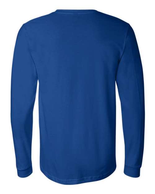 Unisex Jersey Long Sleeve Tee - True Royal Back