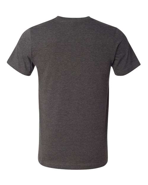 Unisex USA-Made Jersey Tee - Dark Grey Heather Back