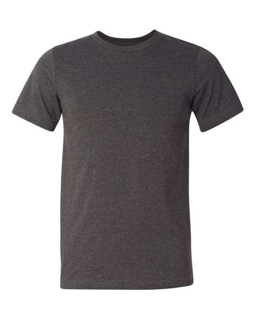 Unisex USA-Made Jersey Tee - Dark Grey Heather Front