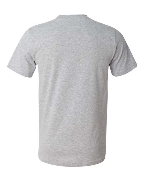 Unisex USA-Made Jersey Tee - Athletic Heather Back