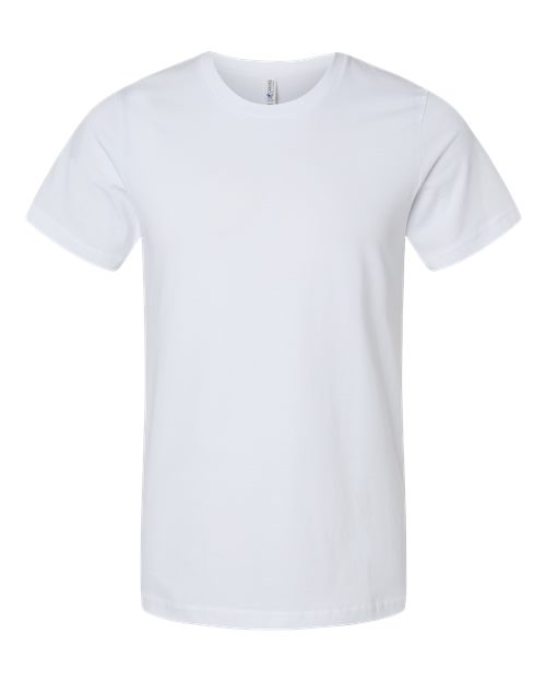 Unisex USA-Made Jersey Tee - White Front