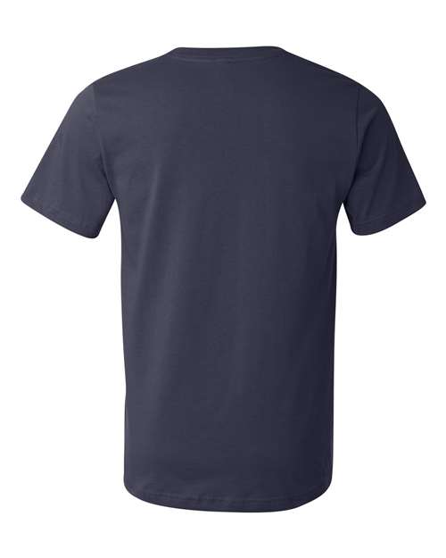 Unisex USA-Made Jersey Tee - Navy Back