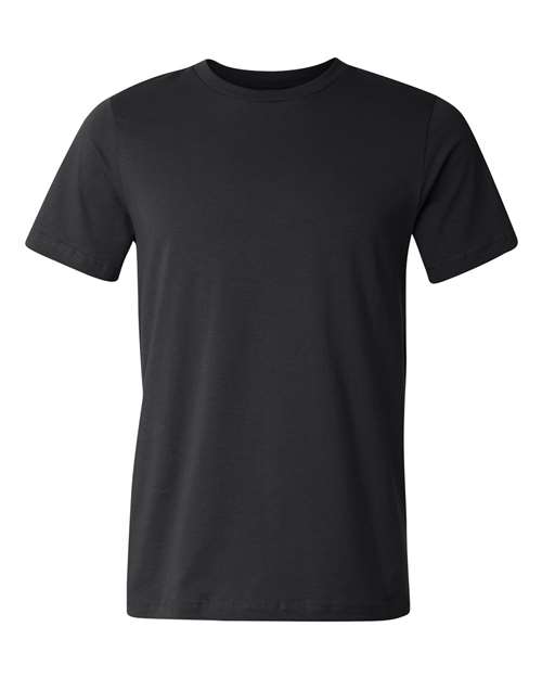 Unisex USA-Made Jersey Tee - Black Front