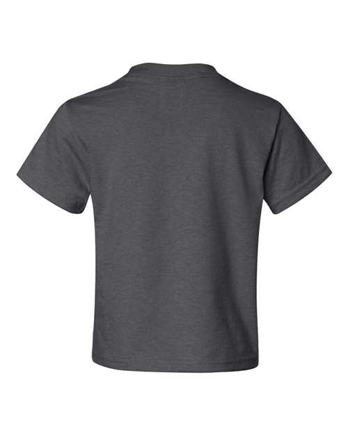 Youth Dri-Power® 50/50 T-Shirt - Charcoal Grey Back