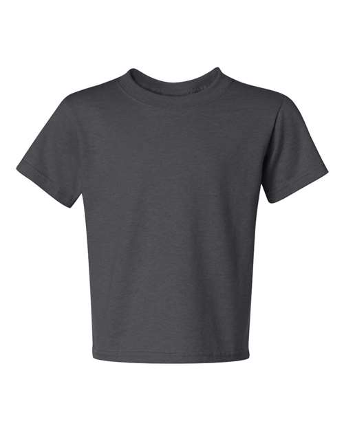 Youth Dri-Power® 50/50 T-Shirt - Charcoal Grey Front
