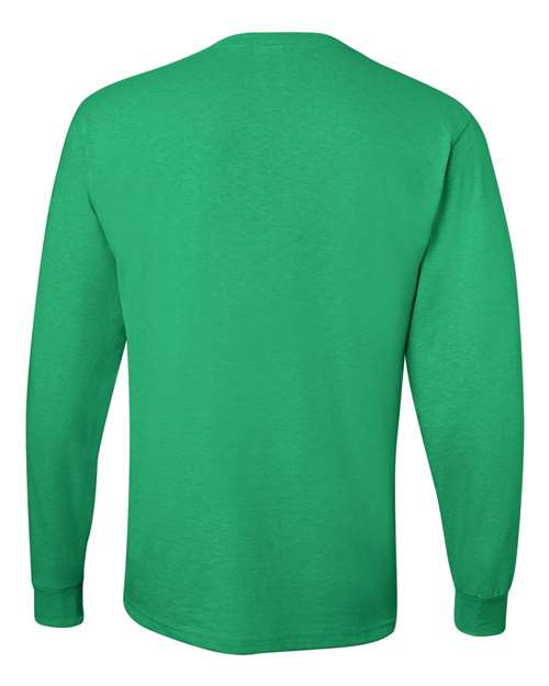 Unisex Dri-Power® Long Sleeve 50/50 T-Shirt - Kelly Back