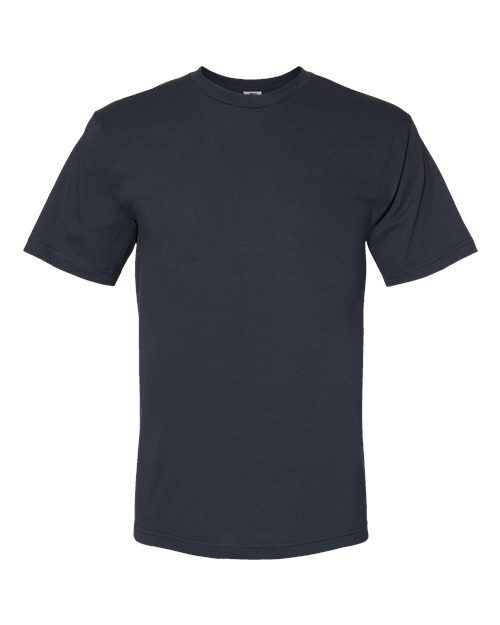 Bayside Unisex USA-Made Midweight T-Shirt - Navy Front