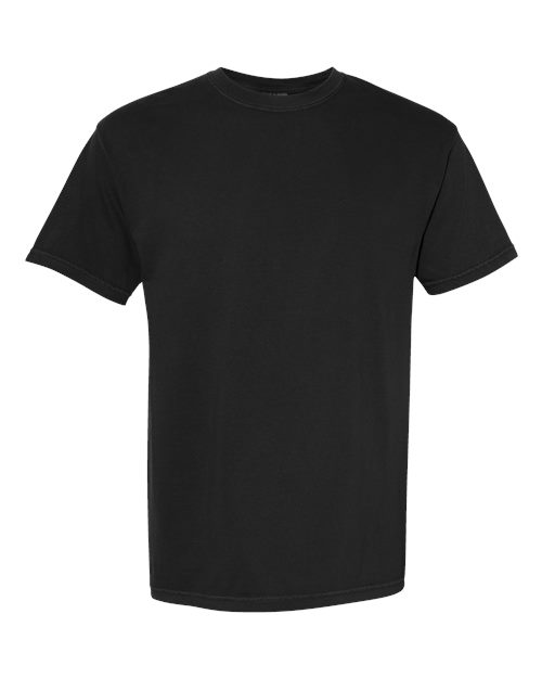 Unisex Garment-Dyed Heavyweight T-Shirt - Black Front