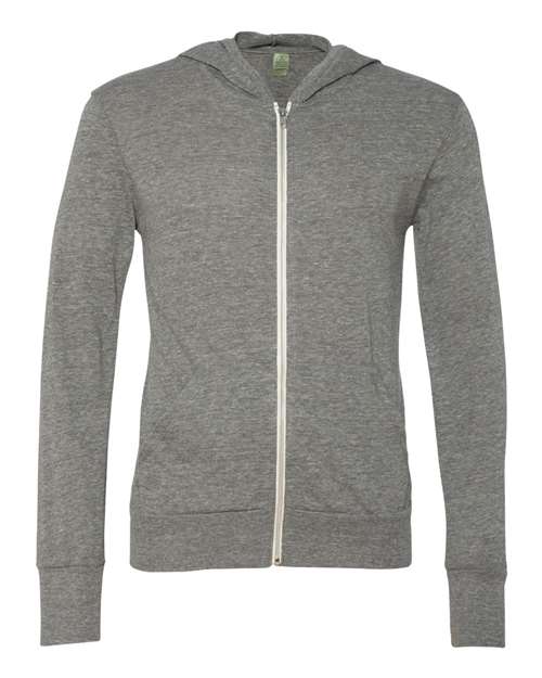 Bayside Unisex USA-Made Super Heavy Oversized Hooded Sweatshirt - Cream Front