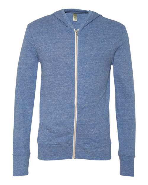 Bayside Unisex USA-Made High Visibility Hooded Sweatshirt - Dark Ash Front