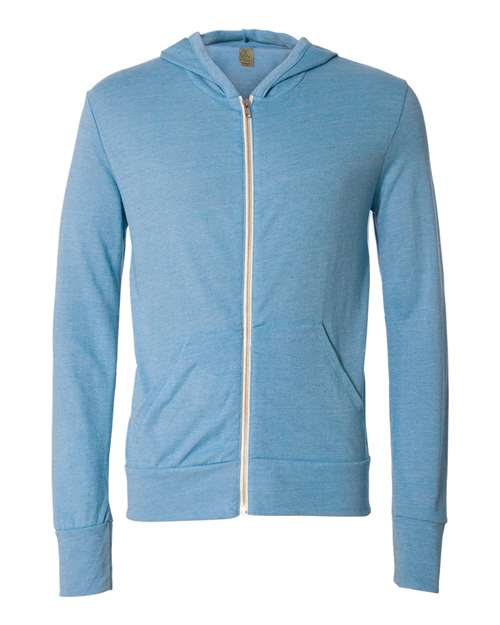 Bayside Unisex USA-Made Super Heavy Oversized Hooded Sweatshirt - Red Front