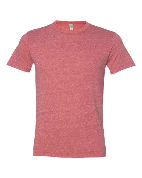 Bayside Junior's USA-Made Deep V-Neck Long Sleeve T-Shirt - Bright Pink Front