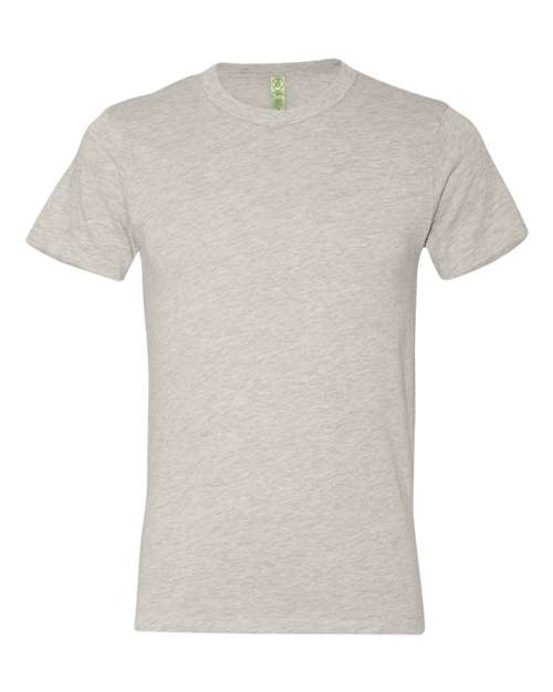 Bayside Junior's USA-Made Fine Jersey T-Shirt - Charcoal Heather Front