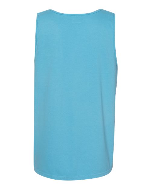 Unisex Garment-Dyed Heavyweight Tank Top - Sapphire Back