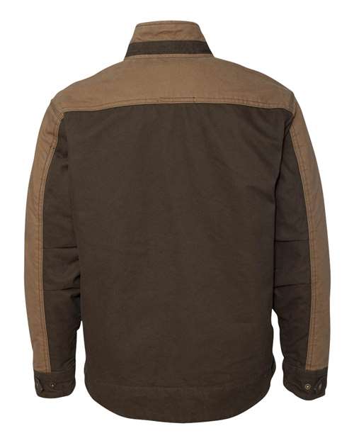 Men's Horizon Boulder Cloth™ Canvas Jacket - Tobacco/ Field Khaki Back