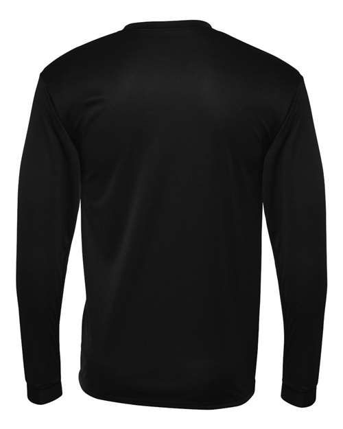 Unisex Performance Long Sleeve T-Shirt - Black Back