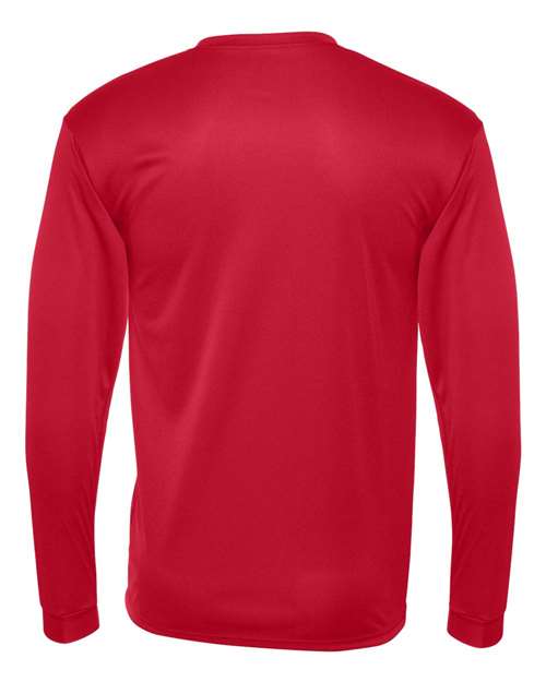 Unisex Performance Long Sleeve T-Shirt - Red Back