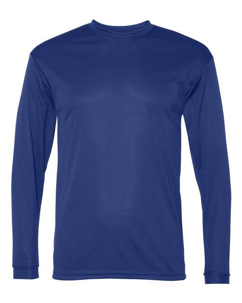 Unisex Performance Long Sleeve T-Shirt - Royal Front