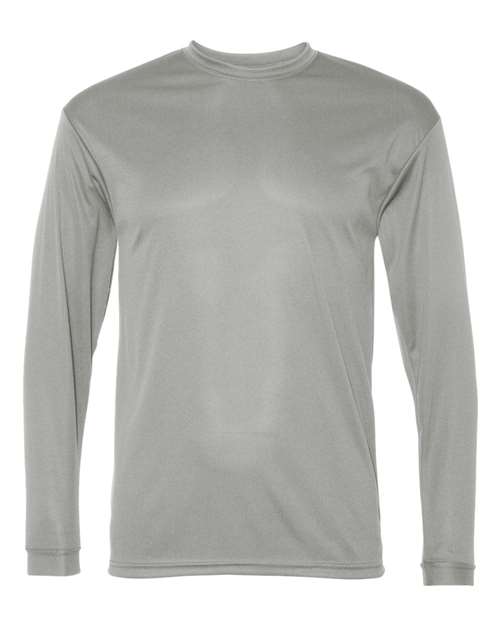 C2 Sport Unisex Performance Long Sleeve T-Shirt - Silver Front
