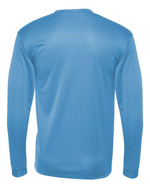 Unisex Performance Long Sleeve T-Shirt - Columbia Blue Back