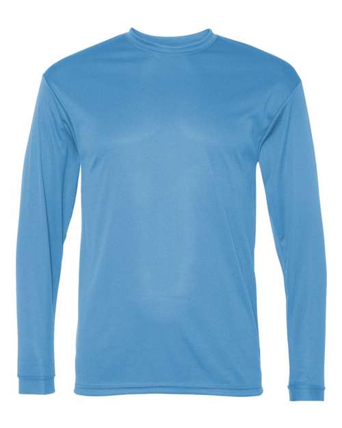 Unisex Performance Long Sleeve T-Shirt - Columbia Blue Front