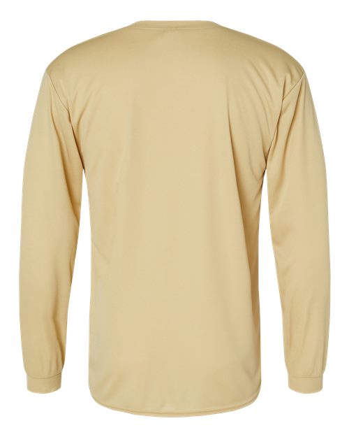 Unisex Performance Long Sleeve T-Shirt - Vegas Gold Back