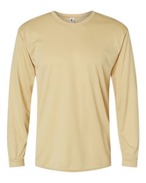 Unisex Performance Long Sleeve T-Shirt - Vegas Gold Front