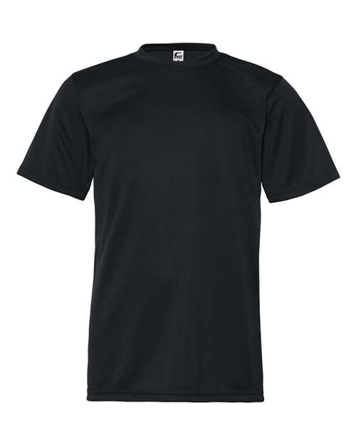 Youth Performance T-Shirt - Black Front
