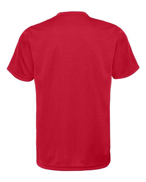 Youth Performance T-Shirt - Red Back