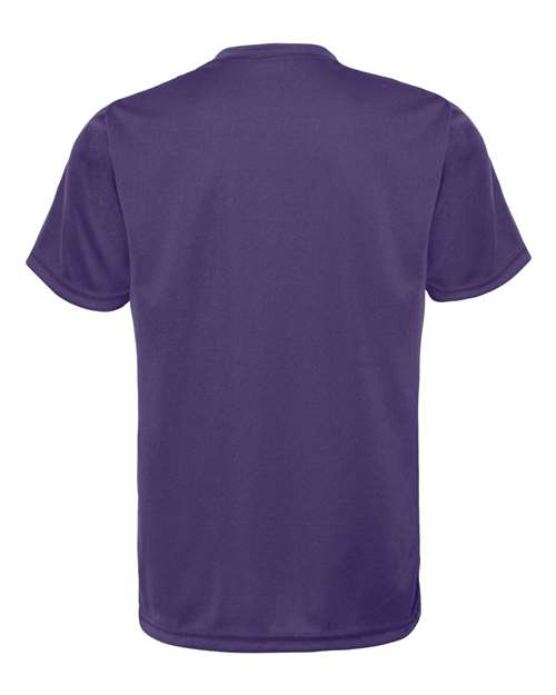 Youth Performance T-Shirt - Purple Back