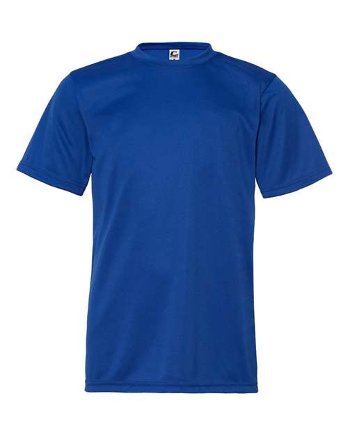 C2 Sport Youth Performance T-Shirt - Royal Front