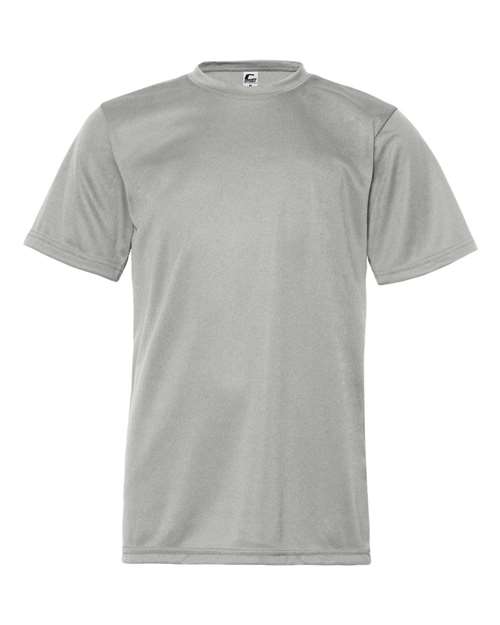 Youth Performance T-Shirt - Silver Front