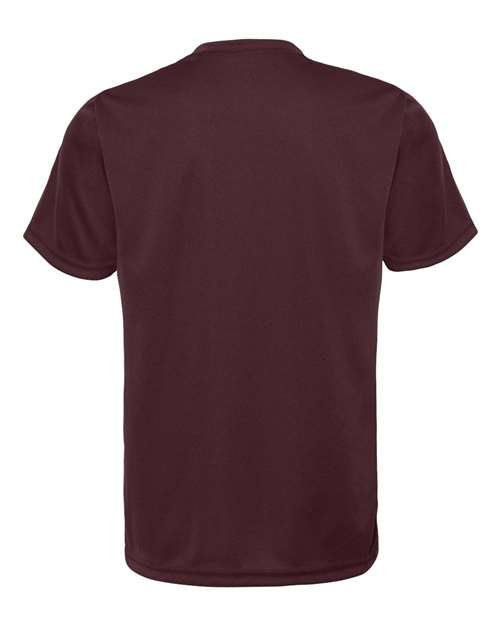 Youth Performance T-Shirt - Maroon Back