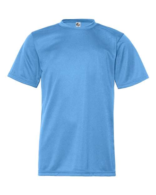 Youth Performance T-Shirt - Columbia Blue Front