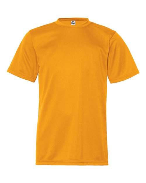 Youth Performance T-Shirt - Gold Front