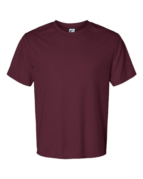Unisex Performance T-Shirt - Maroon Front