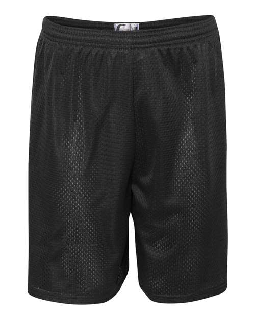 Men's Mesh 9" Shorts - Black Front